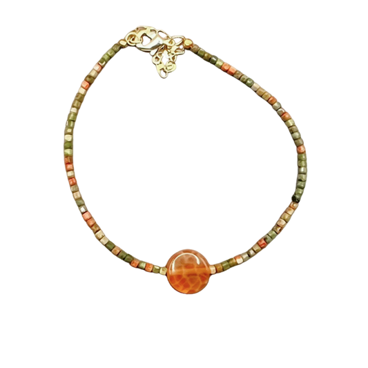 Papaya Anklet