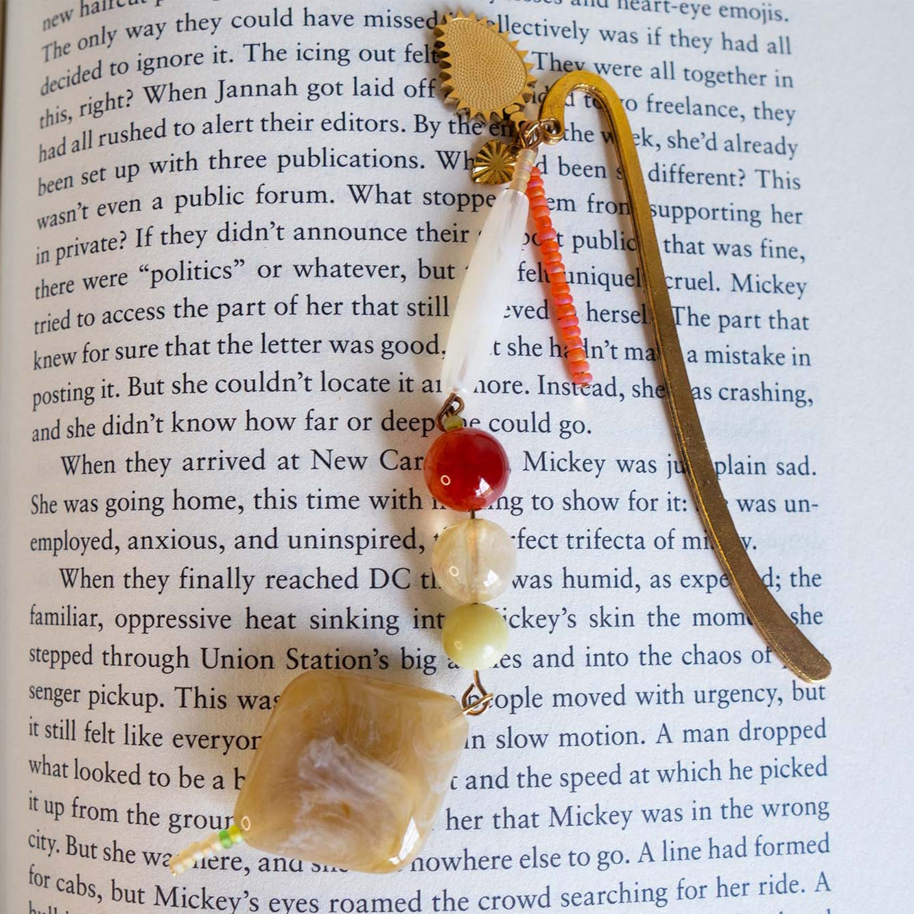 Rhythm Beaded Bookmark