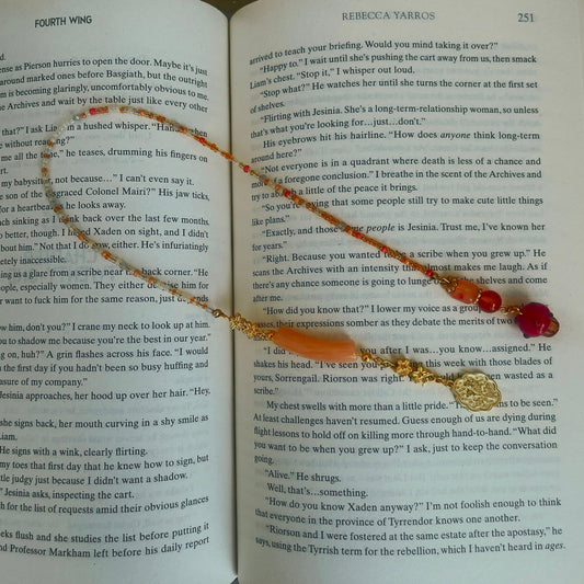 Sunset Mirage Orange Bookmark