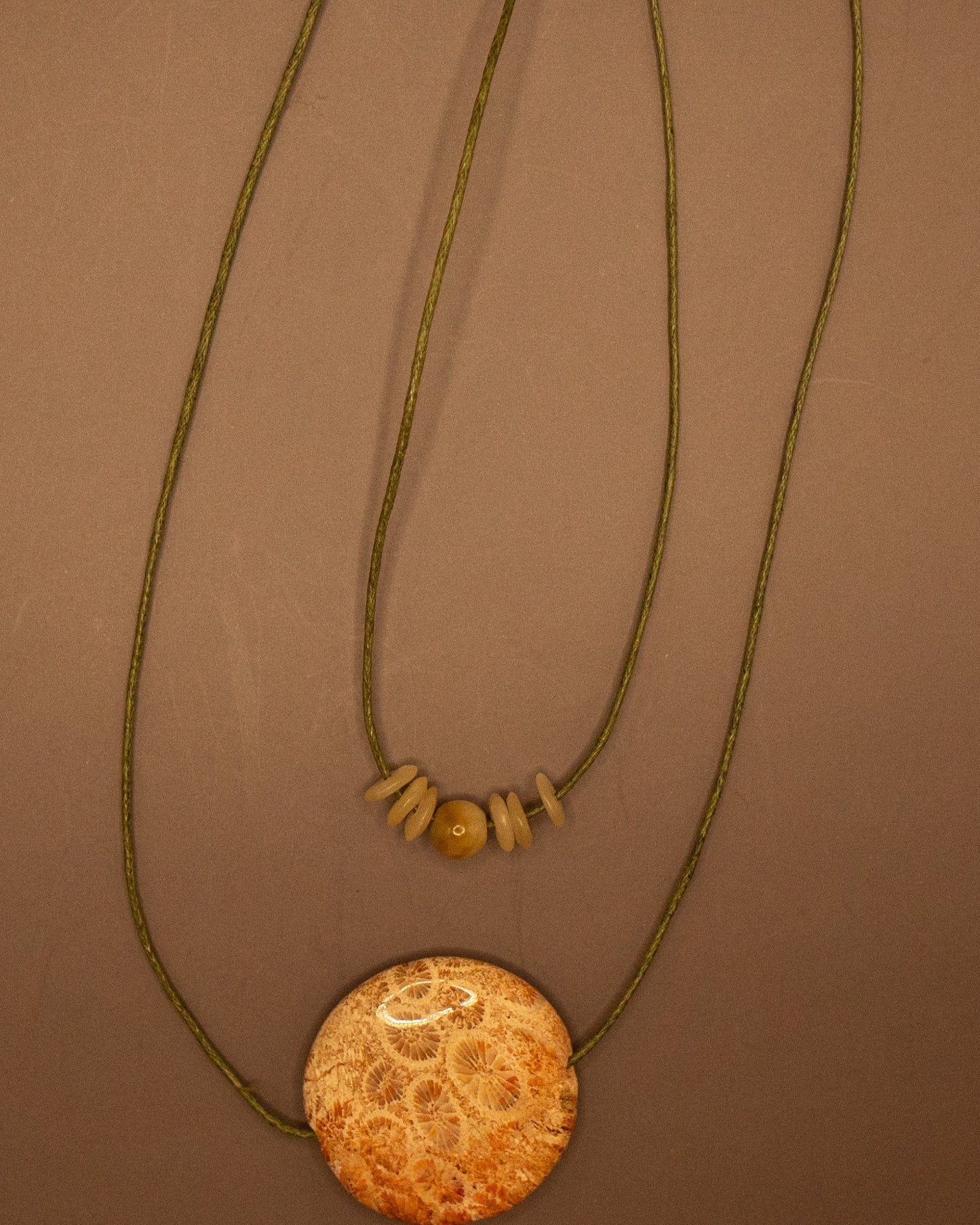 Synergy Cord Necklace stack