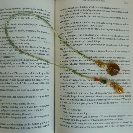 Verdant Balance Green Bookmark