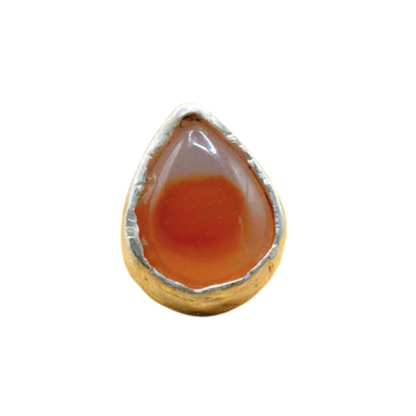 Cola Champagne Gem Ring