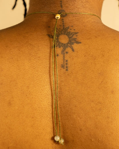 Expansion Cord  Necklace